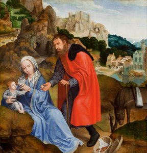 Riposo durante la fuga in Egitto, c.1509-13 da Quentin Massys or Metsys